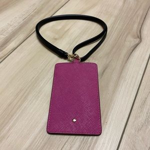 Kate Spade pink lanyard